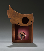 On The Wing Clock, sculpture by Rosy Penhallow