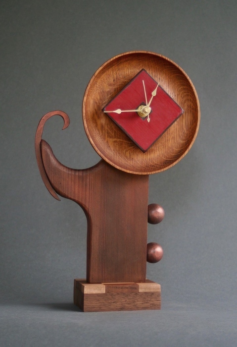 Bold Face Clock, sculpture by Rosy Penhallow